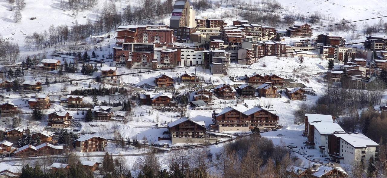 Ferienwohnung T2 Meuble Tourisme 3 Etoiles, Pied Des Pistes-Parking Prive Avec Balcon Et Superbe Vue Les Deux Alpes Exterior foto